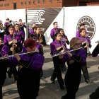 The Lemoore High School March Band was on hand Saturday at the Founders Cup at Surf Ranch.